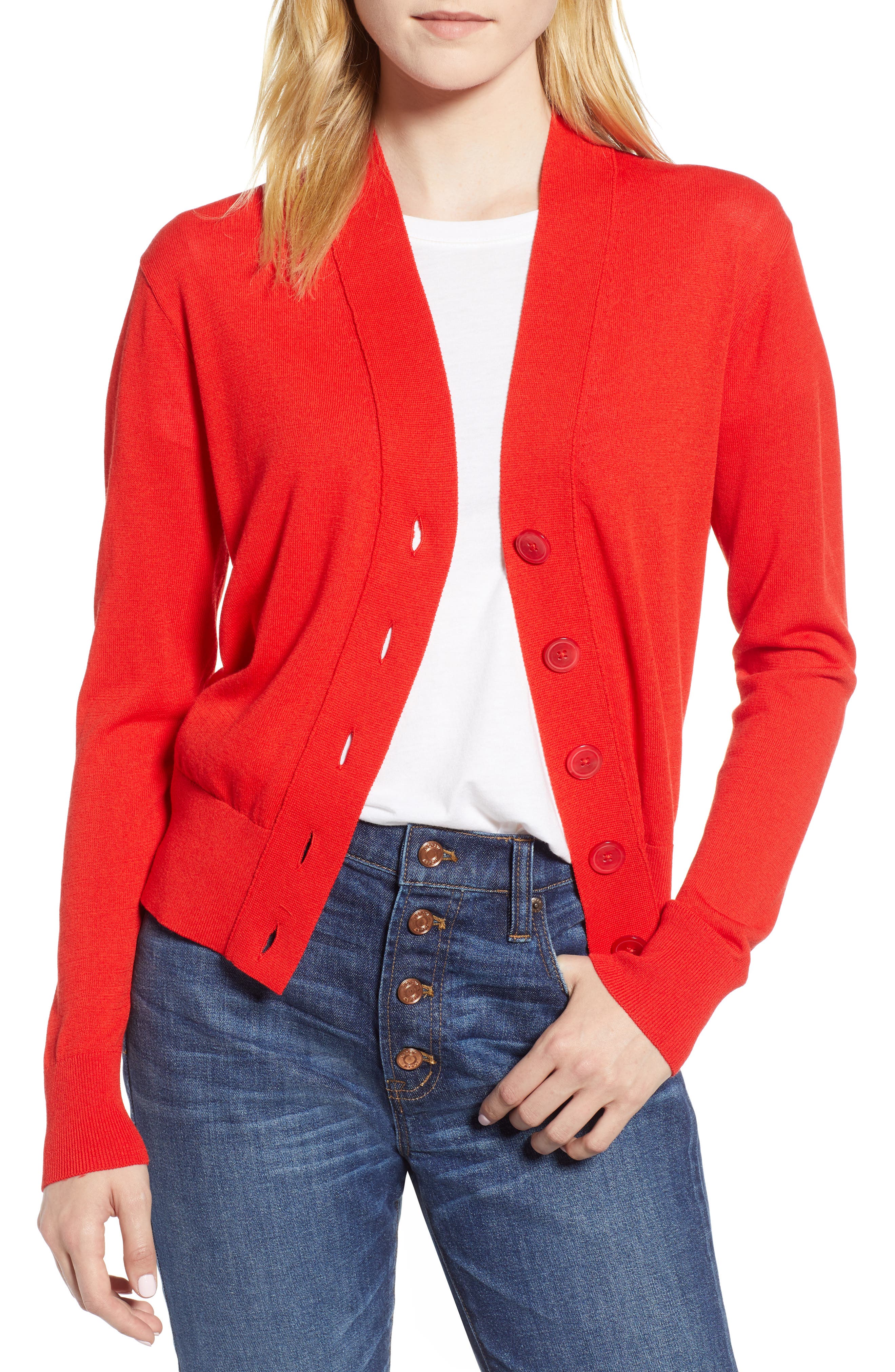 J.crew Lightweight Crop Cardigan