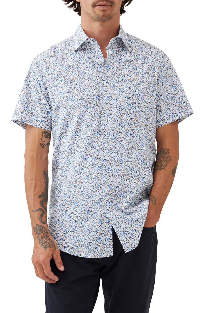 Rodd & Gunn Gale Street Floral Short Sleeve Button-up Shirt 