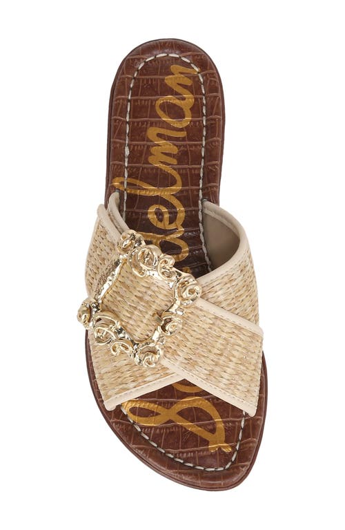 Shop Sam Edelman Gracyn Slide Sandal In Dark Natural