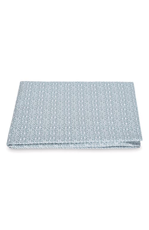 Matouk Catarina 500 Thread Count Fitted Sheet In Blue