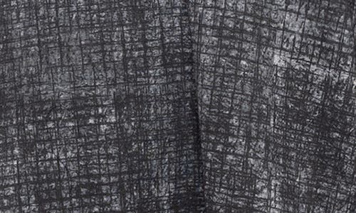 Dai Moda Scratch High-low Shift Dress In Charcoal