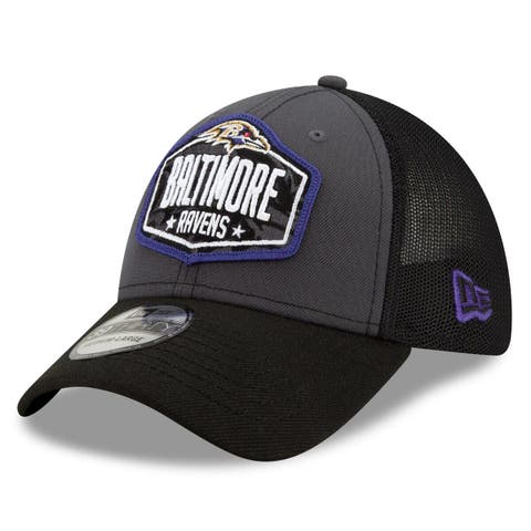 Men's Baltimore Ravens New Era Camo Woodland 59FIFTY Fitted Hat