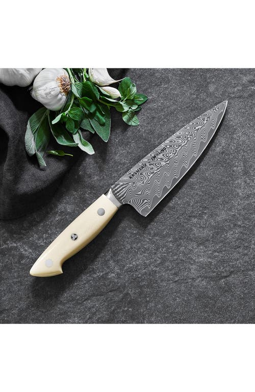 Zwilling Bob Kramer Cumulus 6-inch Chef's Knife In White