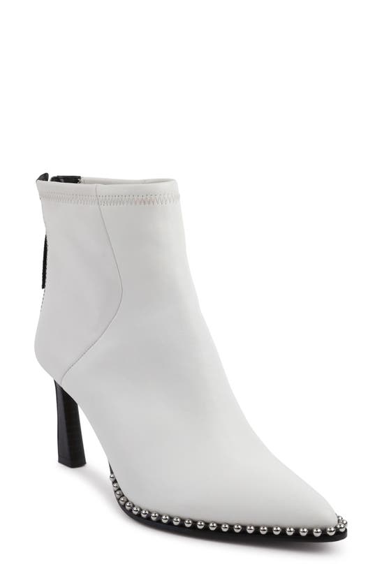 Bcbgeneration Bianca Pointed Toe Bootie In Bright White