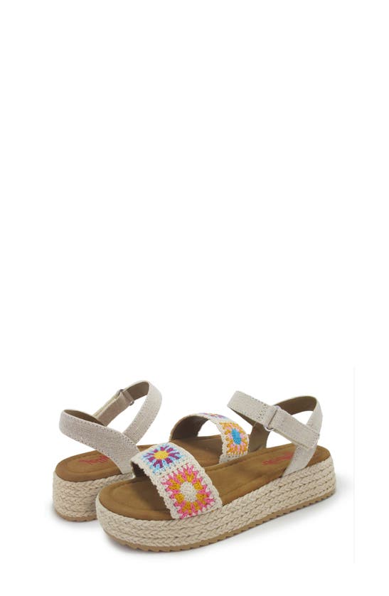 Shop Jellypop Kids' Yvette Espadrille Sandal In Natural Multi
