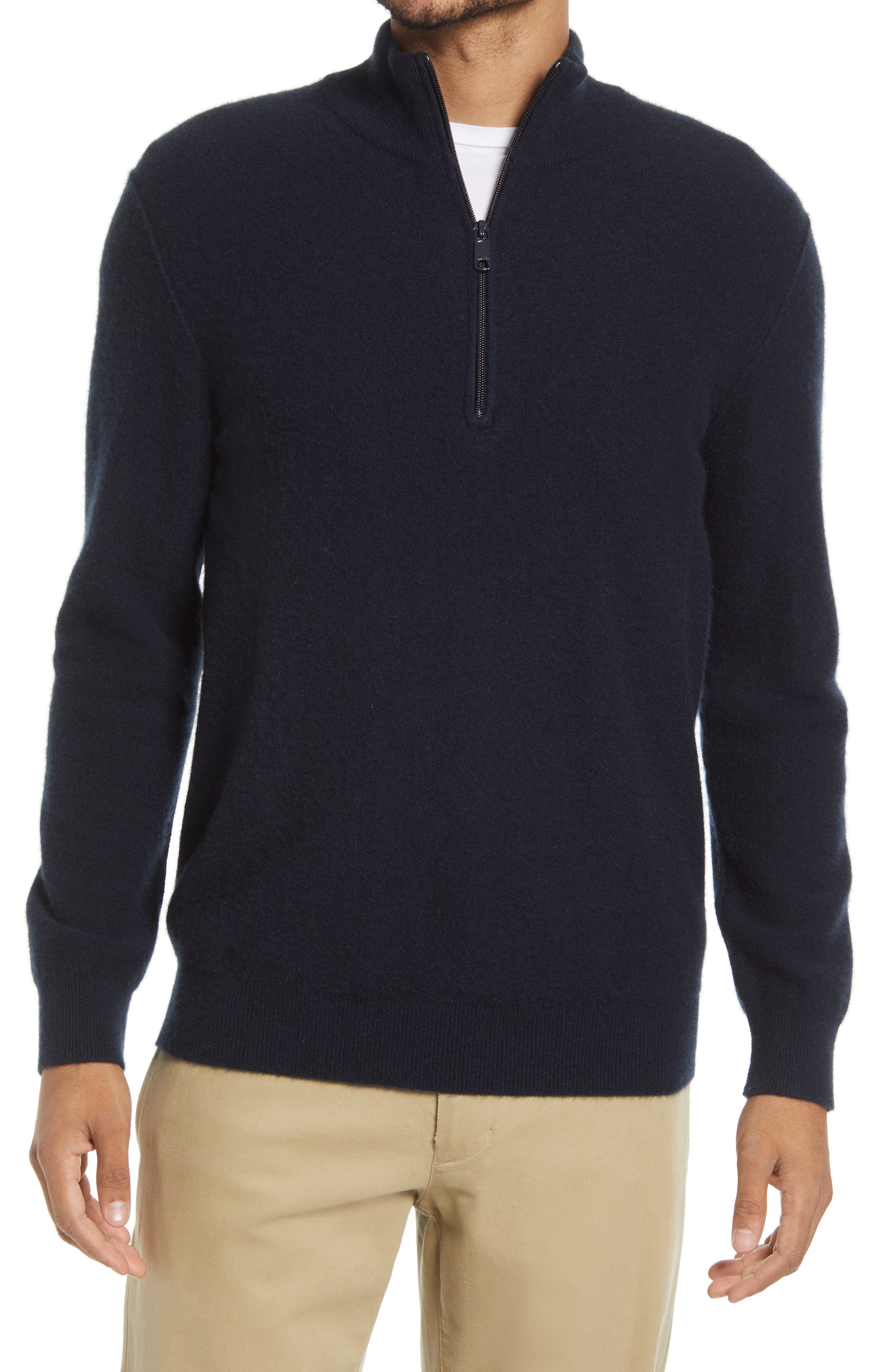 vince quarter zip