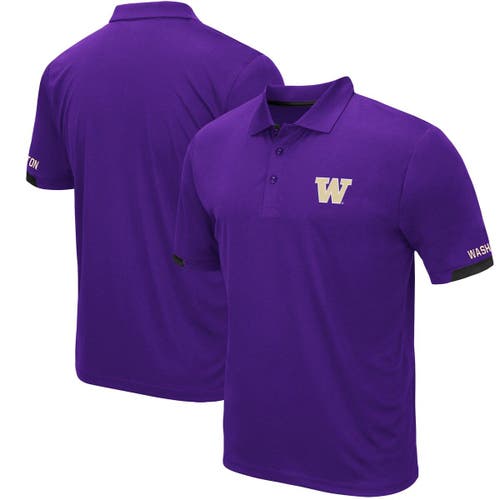 COLOSSEUM Men's Colosseum Purple Washington Huskies Santry Lightweight Polo