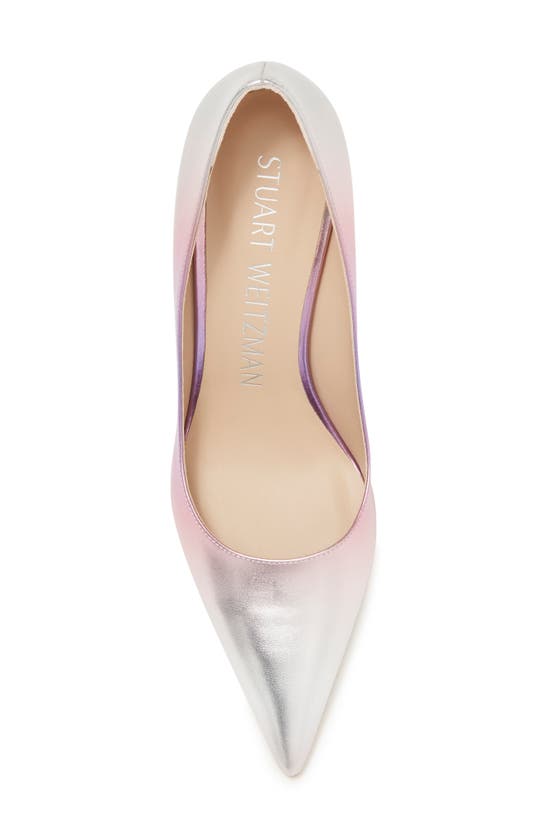 Stuart Weitzman Stuart 85mm Pump In Lilac Multi