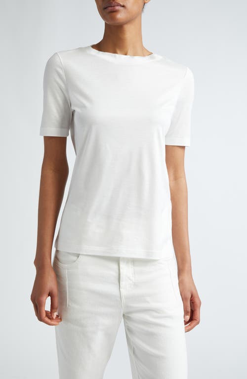 Shop Eleventy Layered Crewneck T-shirt In White