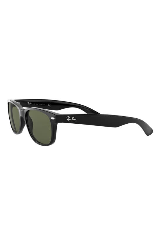 Ray Ban Wayfarer 58mm Rectangular Sunglasses In Matte Black