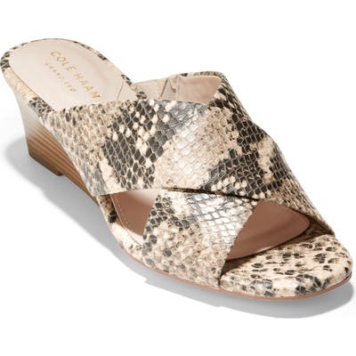 Cole Haan Adley Wedge Sandal B - Beige