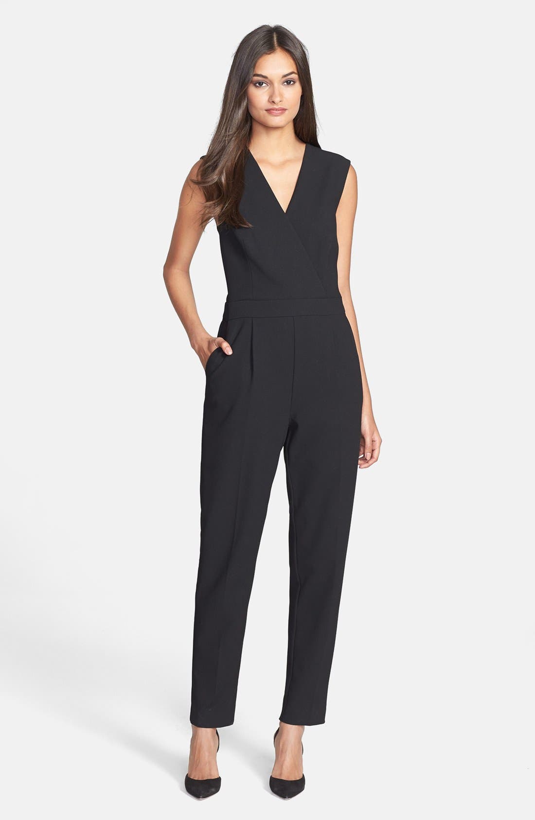 Trina Turk 'Lindsay' Gabardine Jumpsuit Nordstrom