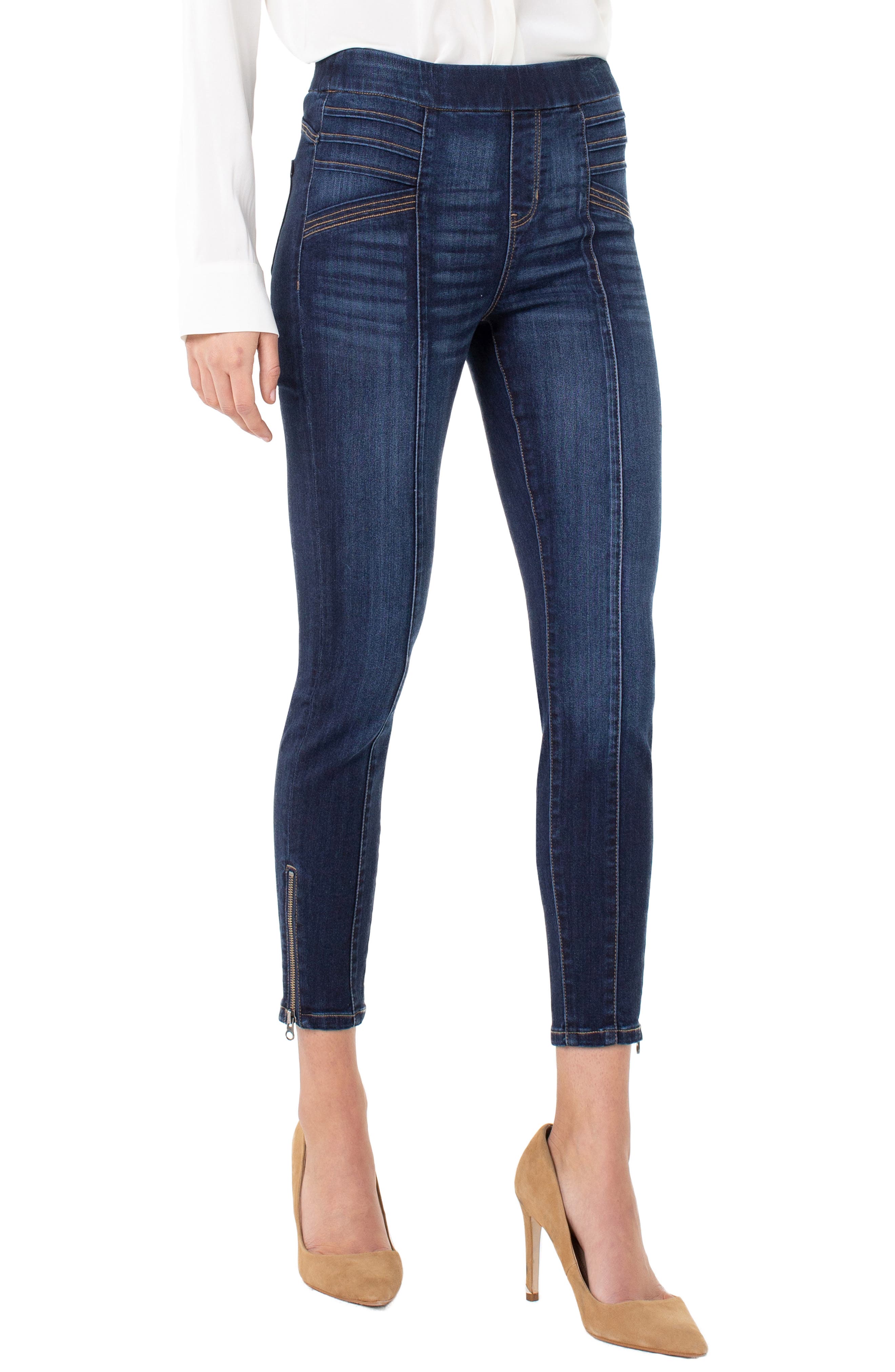 liverpool denim leggings