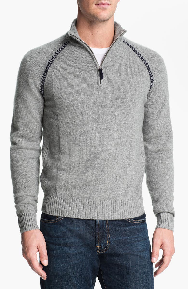 Façonnable Half Zip Cashmere Sweater | Nordstrom