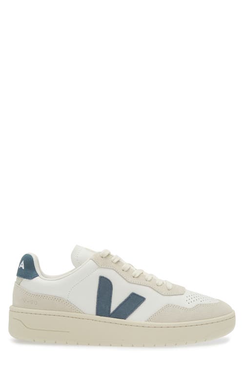 Veja V-90 Vd2003845b Sneakers Mens White Leather Trainers Shoes Ver021 In Extra-white California
