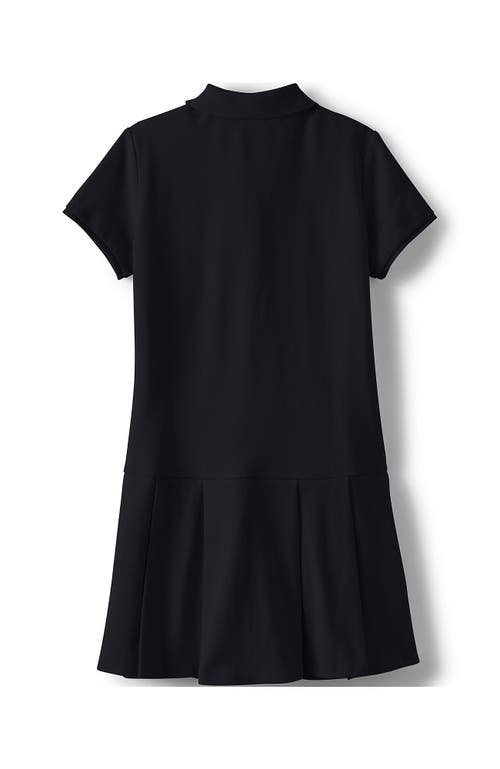 LANDS' END LANDS' END SCHOOL UNIFORM GIRLS SHORT SLEEVE MESH PLEATED POLO DRESS