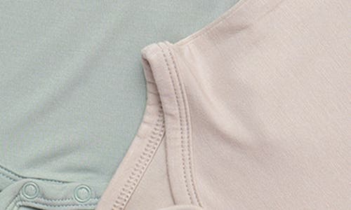 Kyte Baby Assorted 2-pack Bodysuits In Sage/oat