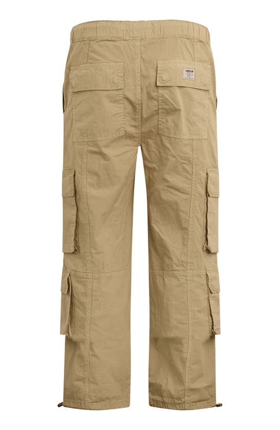 Shop Hudson Drawstring Stretch Ripstop Cargo Pants In Ripstop Tan