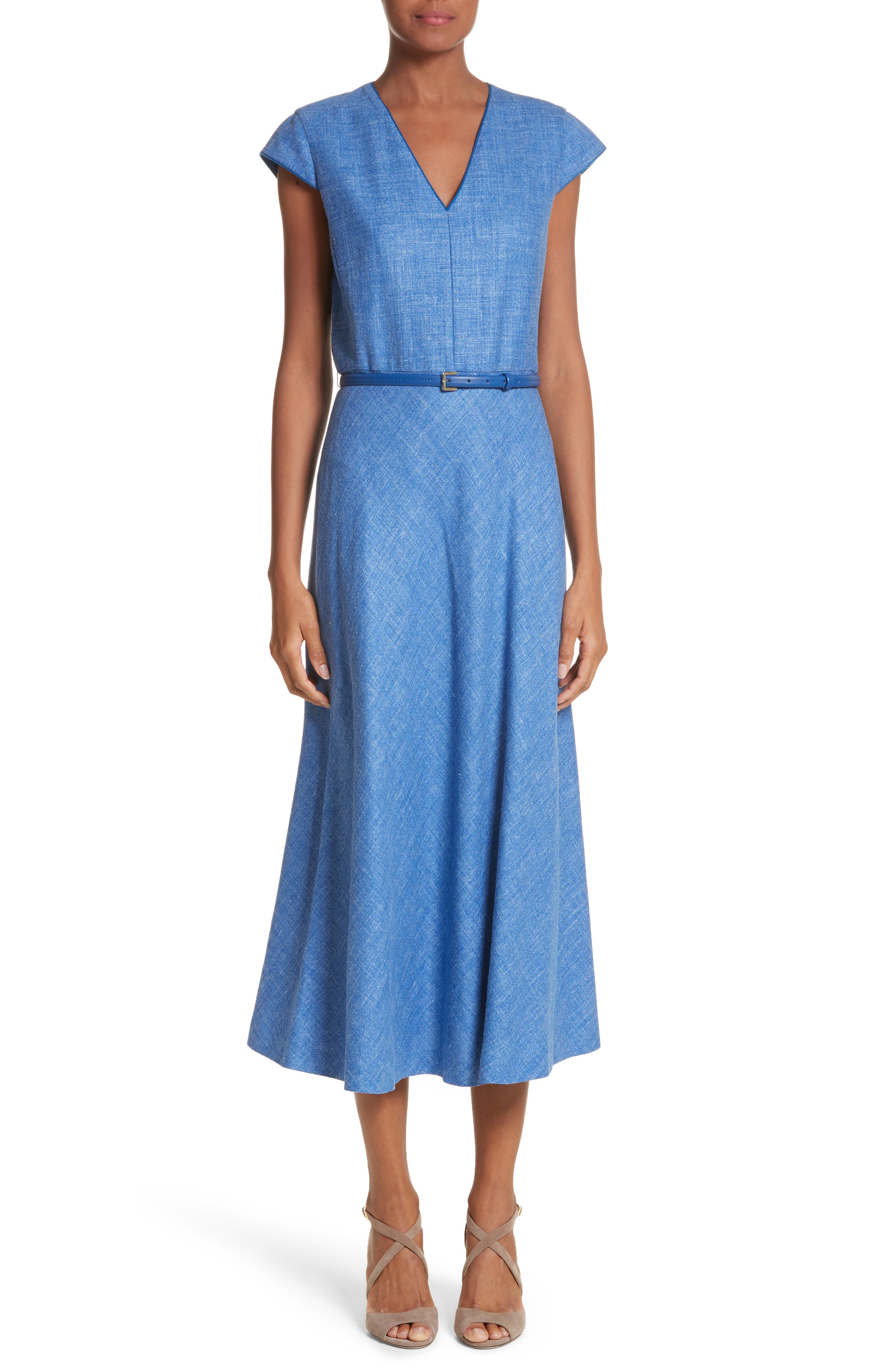 max mara linen dress