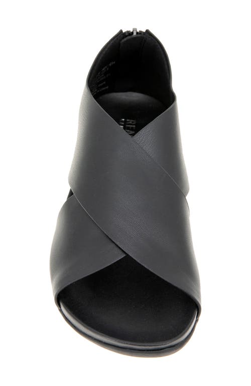 Reaction Kenneth Cole Selena Sandal In Black Stretch