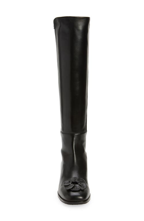 Stuart Weitzman X Sandy Liang Knee High Boot In Black Nappa