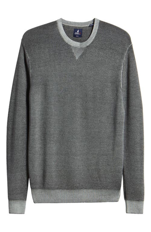 Shop Johnnie-o Burgess Merino Wool Sweater In Darkstormy