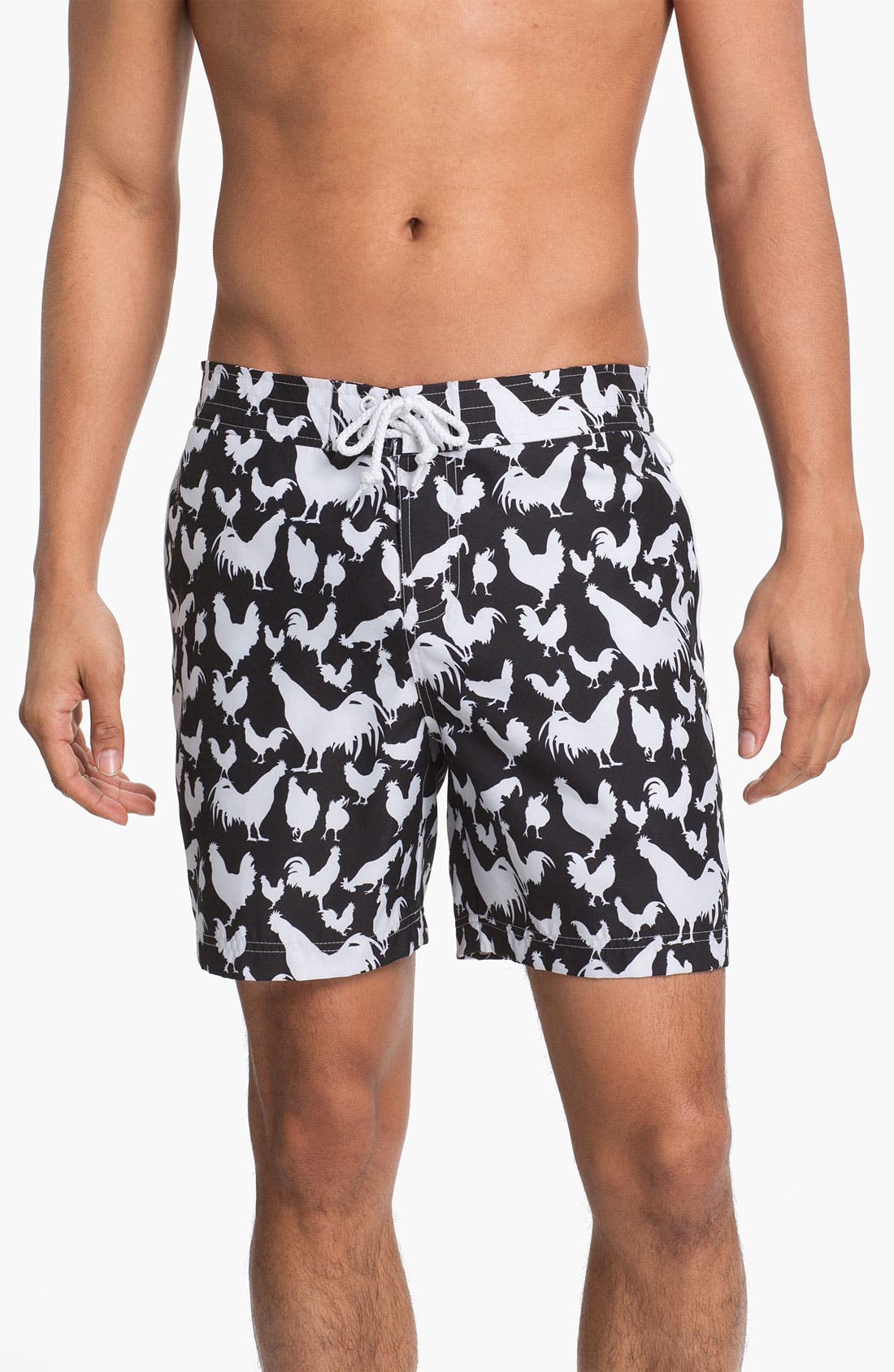 penguin swim trunks