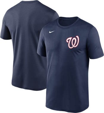 Nike Men's Nike Navy Washington Nationals Wordmark Legend Performance T- Shirt