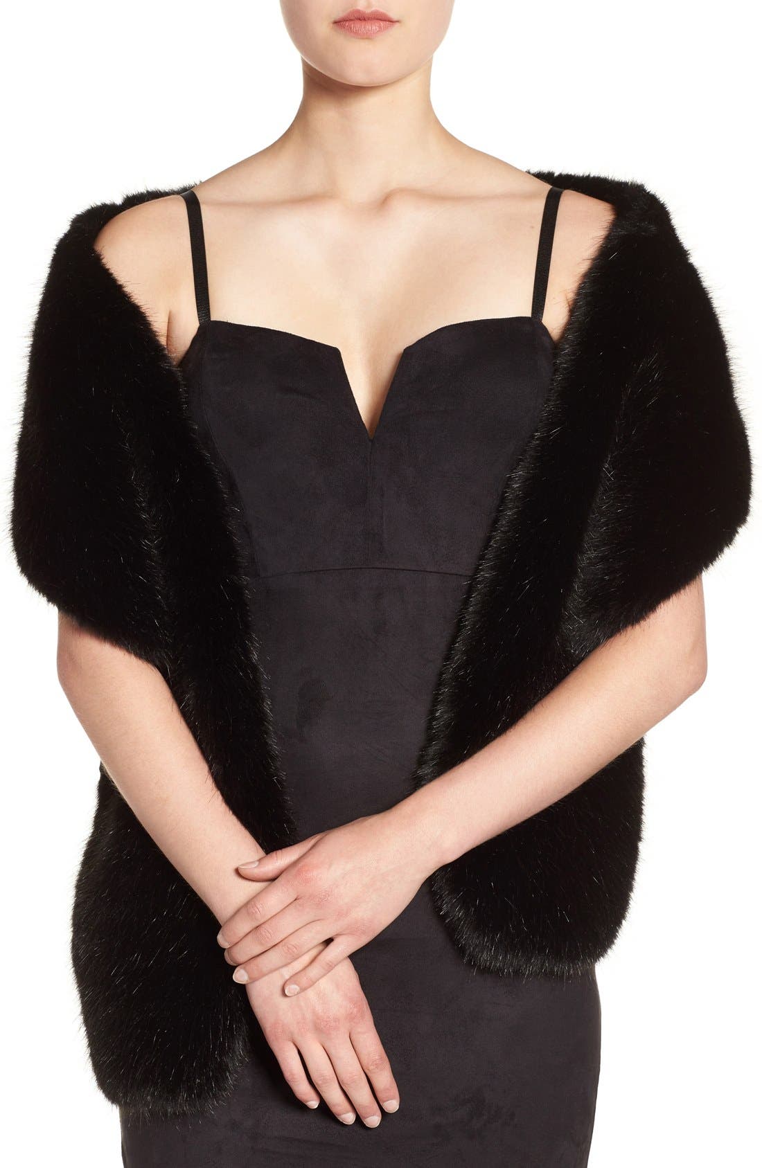 Halogen® Faux Fur Stole Nordstrom