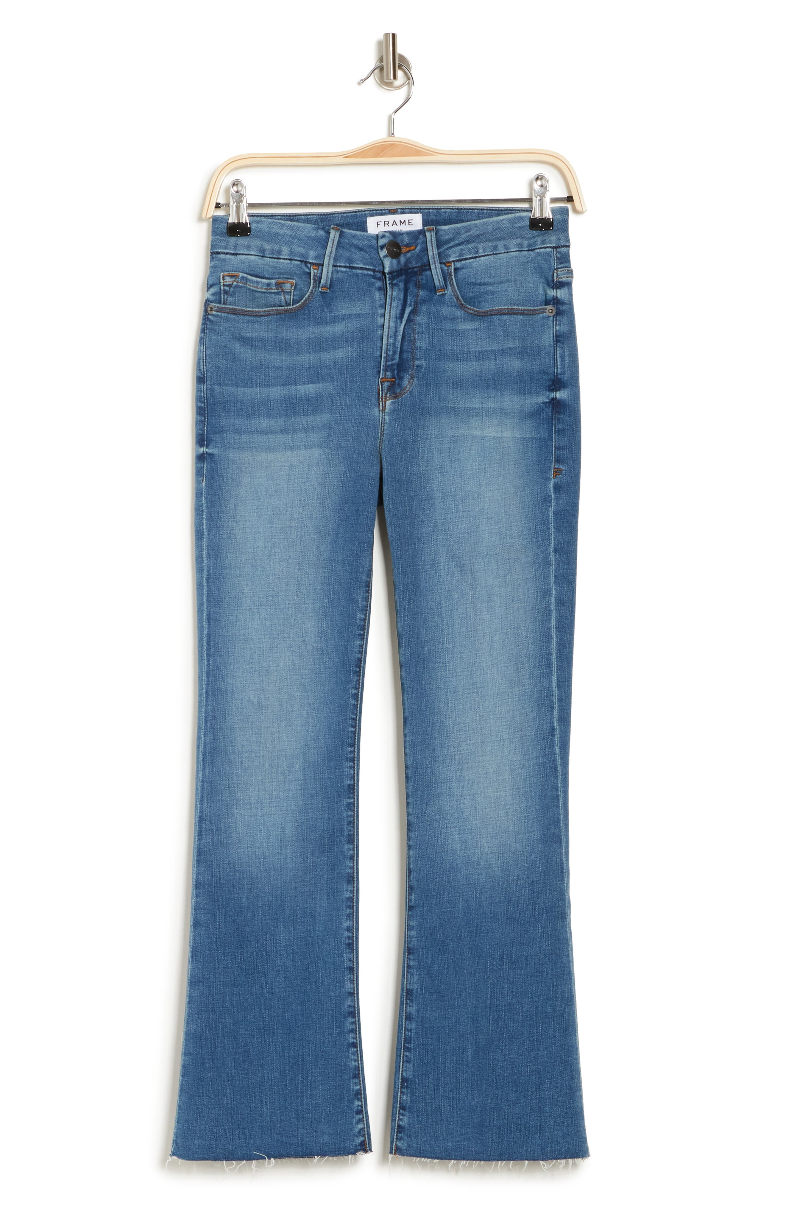 FRAME Le Crop Mini Boot High Waist Raw 