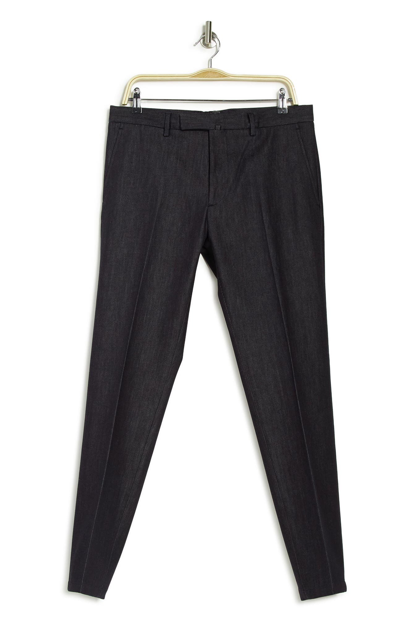 Valentino Woven Pants In Navy