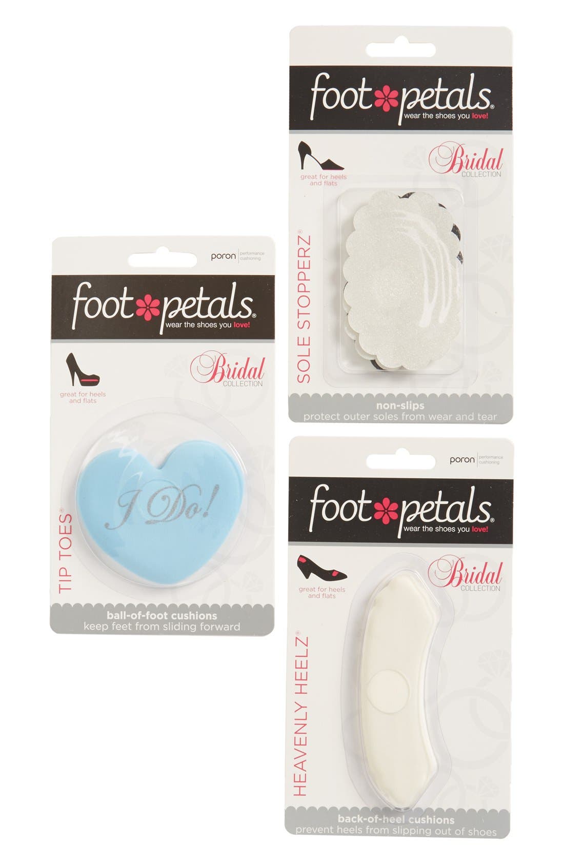 Foot Petals 'I Do' Bridal Collection Combo Pack Nordstrom