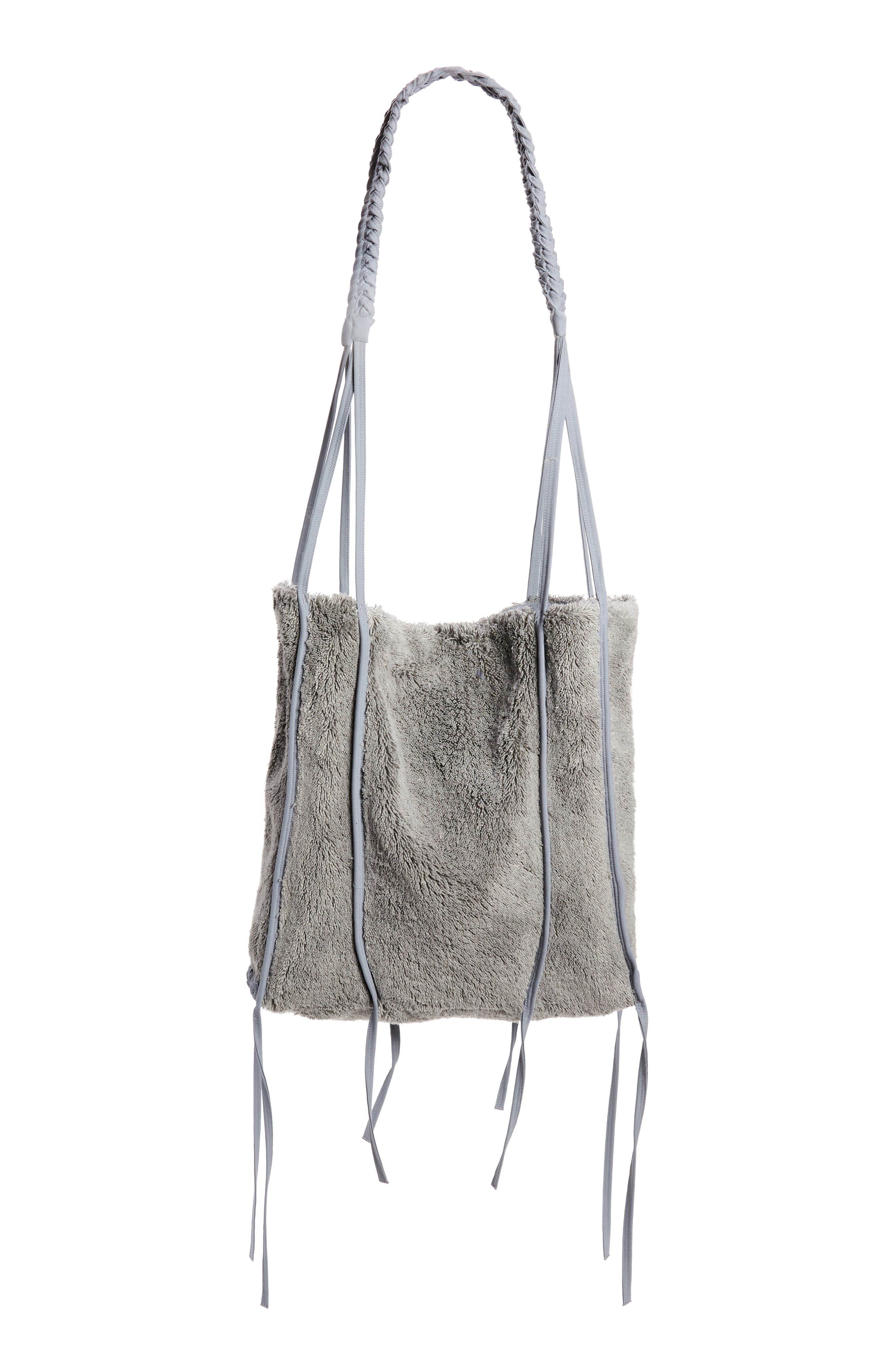 KIKO KOSTADINOV Maersk Terry Cloth Tote in Dove Grey/Sterling Blue 