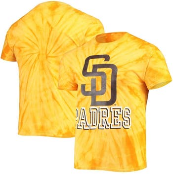 Youth Brown San Diego Padres Tie-Dye T-Shirt Size: Extra Large