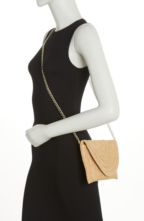 Collection Xiix Straw Clutch In Natural