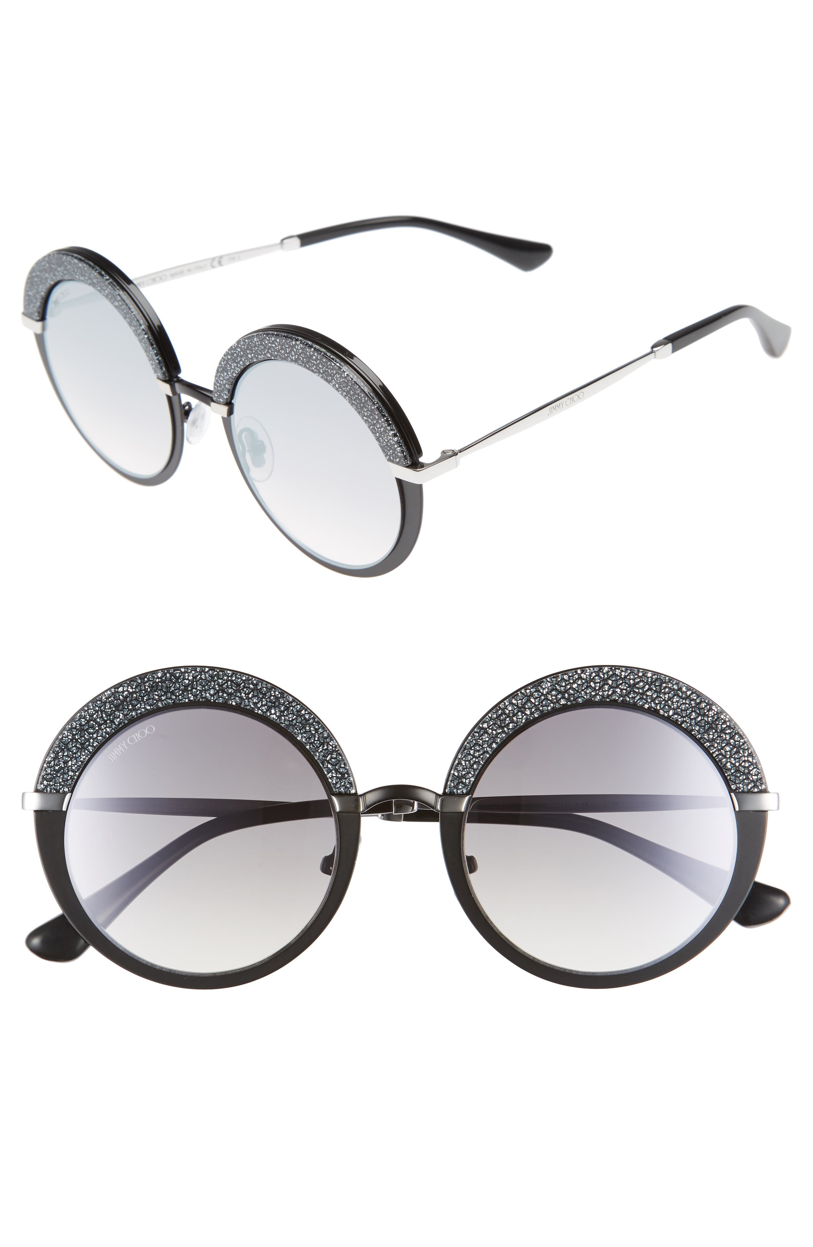 Jimmy Choo Gotha/S 50mm Round Sunglasses Nordstrom