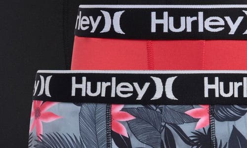 Shop Hurley Regrind 3-pack Boxer Briefs In Blue/orange