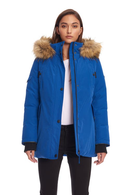 Alpine North Glacier Women's Vegan Down (recycled) Parka In Cobalt