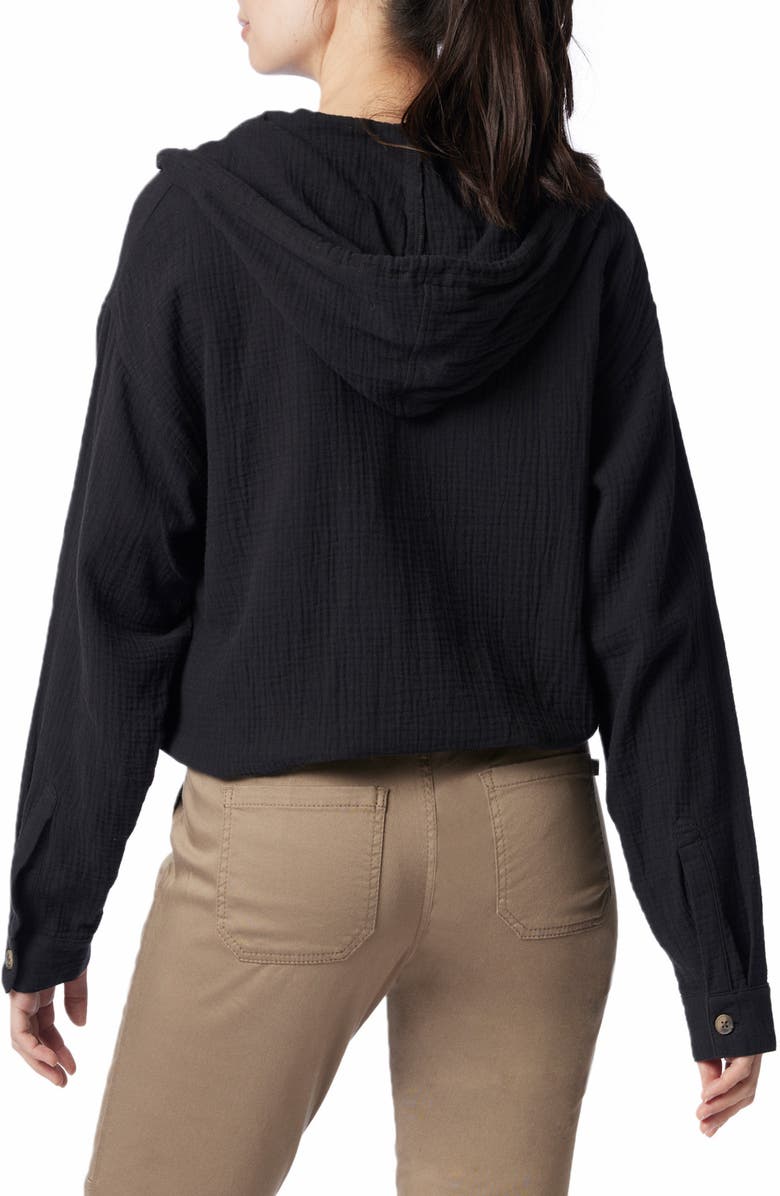 SUPPLIES BY UNION BAY Renata Double Face Gauze ButtonUp Hoodie