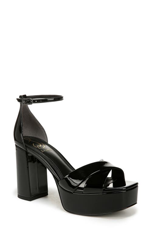 Sam Edelman Jullian Platform Heel Black Patent In Black