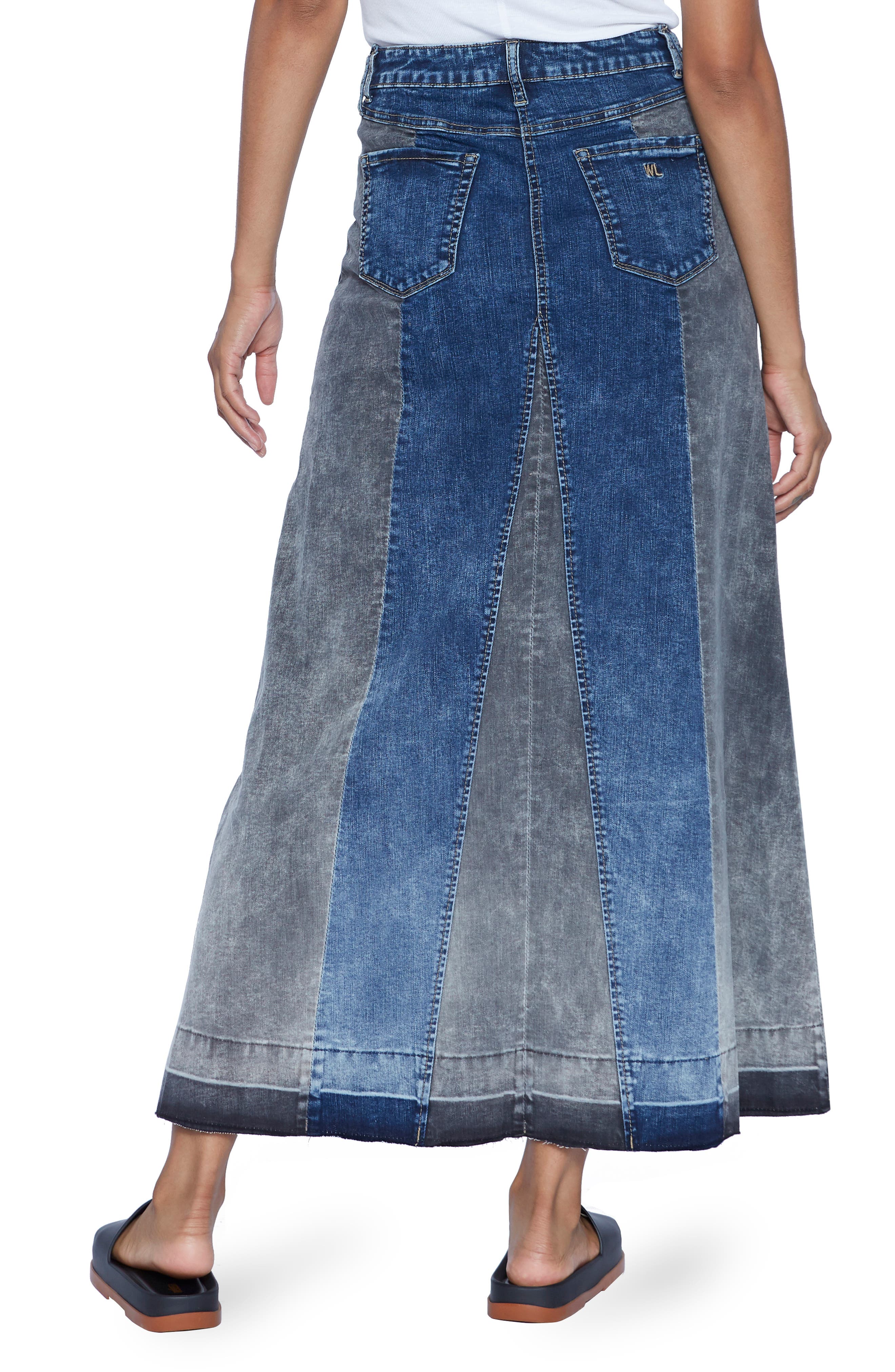 maxi blue jeans