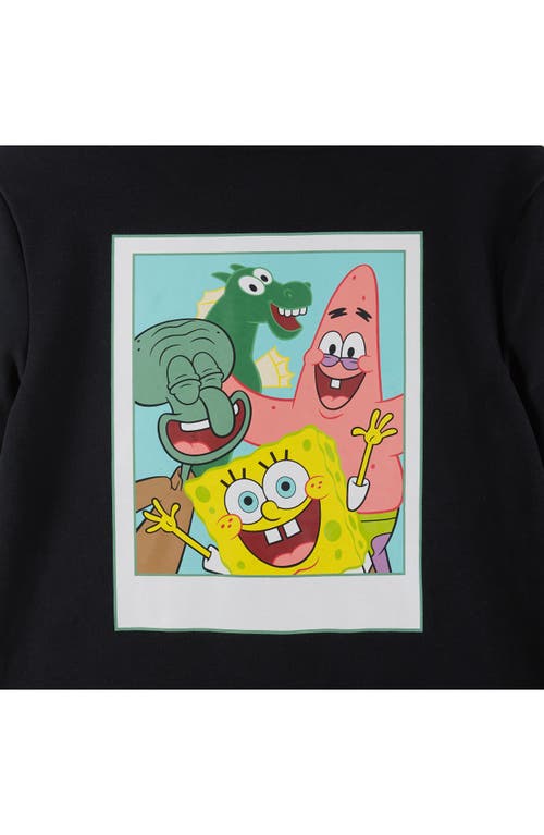 Shop Andy & Evan Kids' Spongebob Squarepants™ Stonewashed Graphic Sweatshirt In Bka