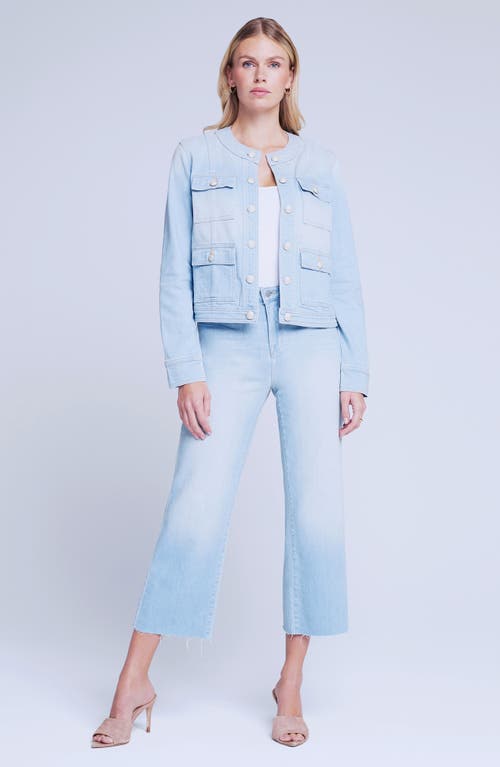 L'agence Yari Denim Jacket In Windsor