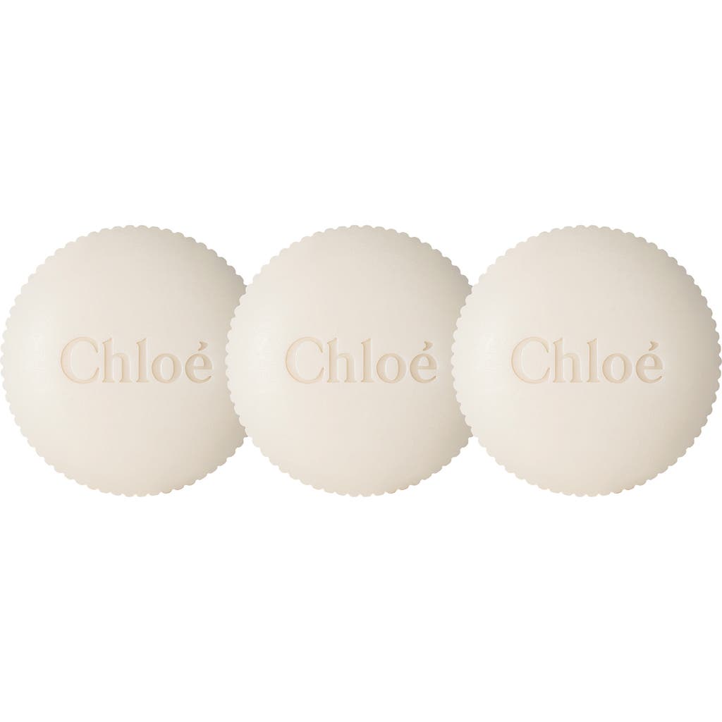 Chloé Atelier Des Fleurs Perfumed 3-piece Bar Soap Gift Set In No Color