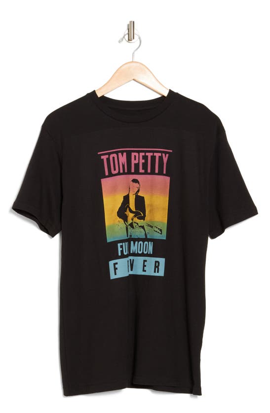Shop American Needle Tom Petty Cotton Graphic T-shirt In Black