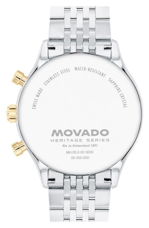 MOVADO MOVADO CALENDOPLAN BRACELET CHRONOGRAPH WATCH, 43MM 