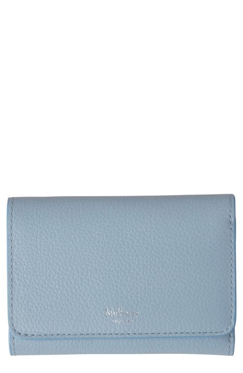 Mulberry Continental Leather Trifold Wallet in Poplin Blue at Nordstrom
