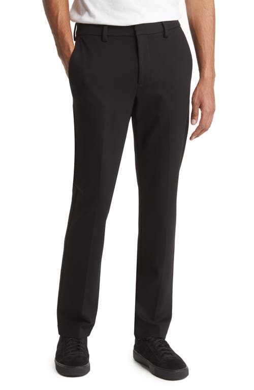 Liverpool Los Angeles The Travel Stretch Flat Front Pants Black at Nordstrom, X 30