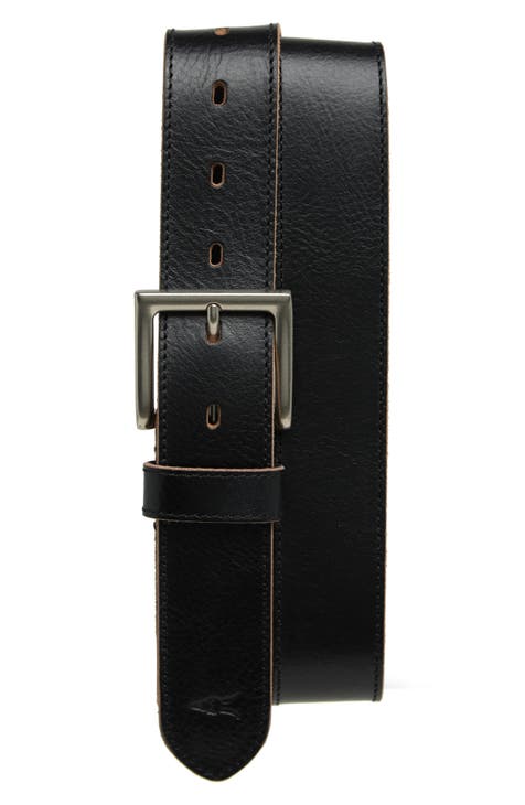 Marc Jacobs Gold Buckle Plaque Belt in Black for Men