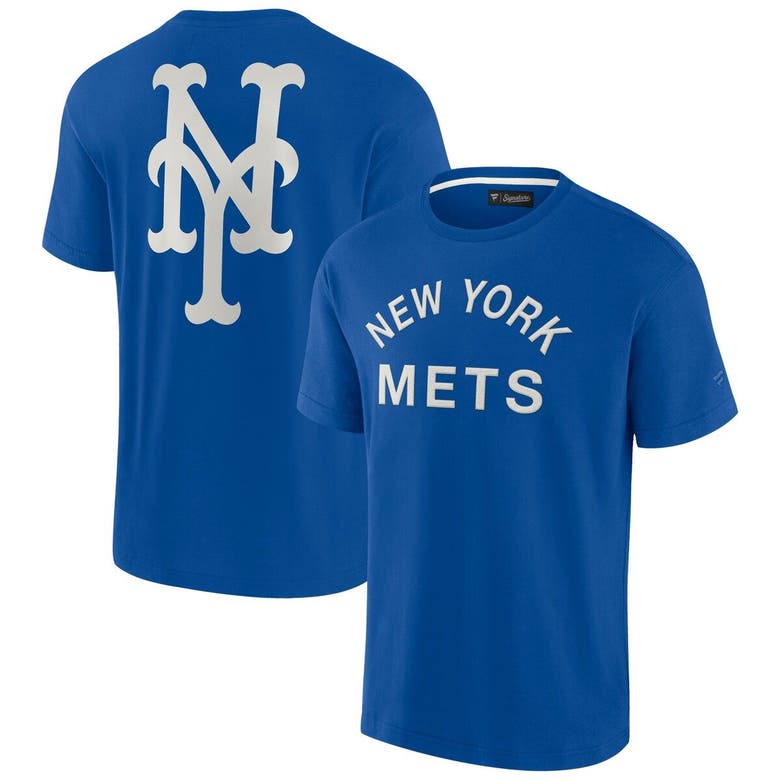 Shop Fanatics Signature Unisex  Royal New York Mets Elements Super Soft Short Sleeve T-shirt
